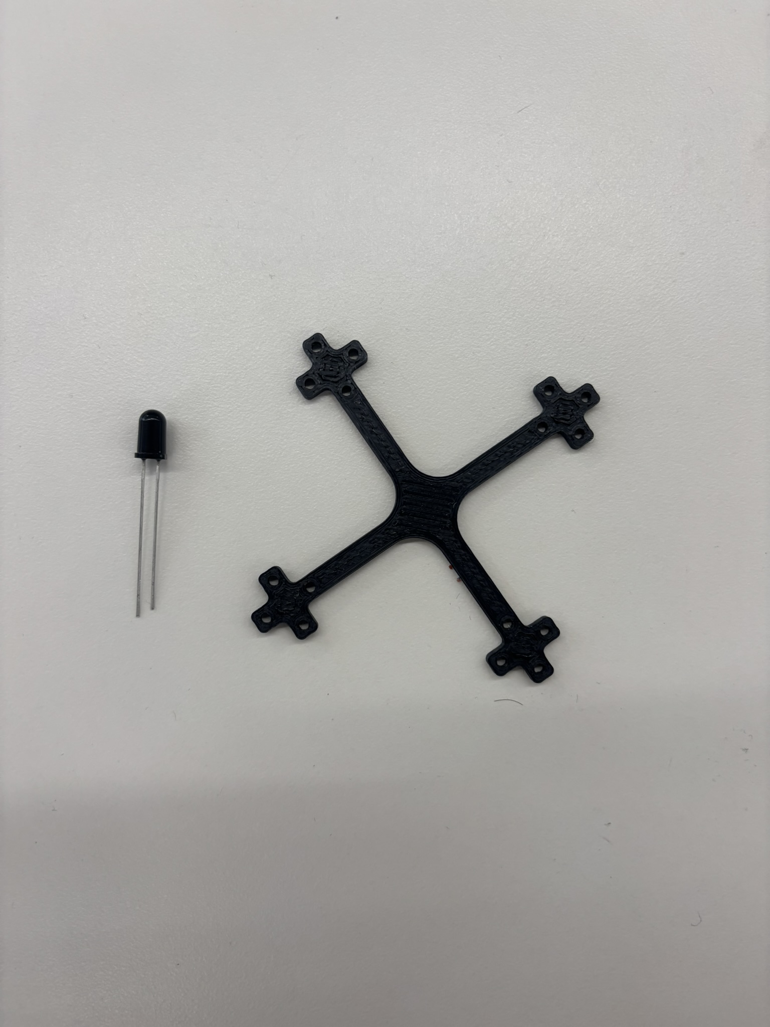 The 3D-printed drone frame